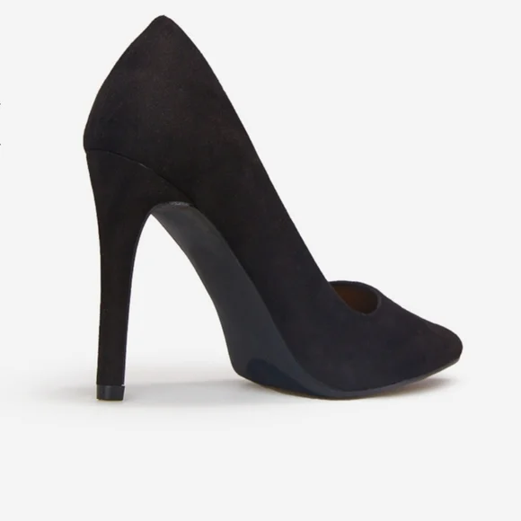 New! Classic black stiletto heels pumps shoes party formal prom size 11 pointed - Picture 2 of 11